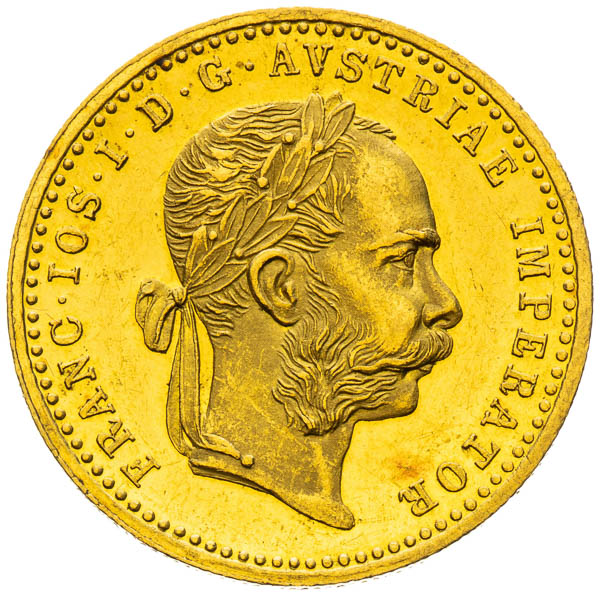 Dukát 1886 - averz