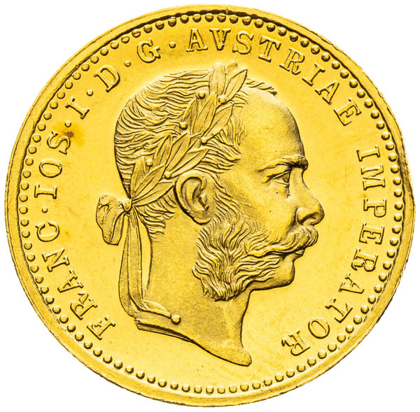Dukát 1887 - averz
