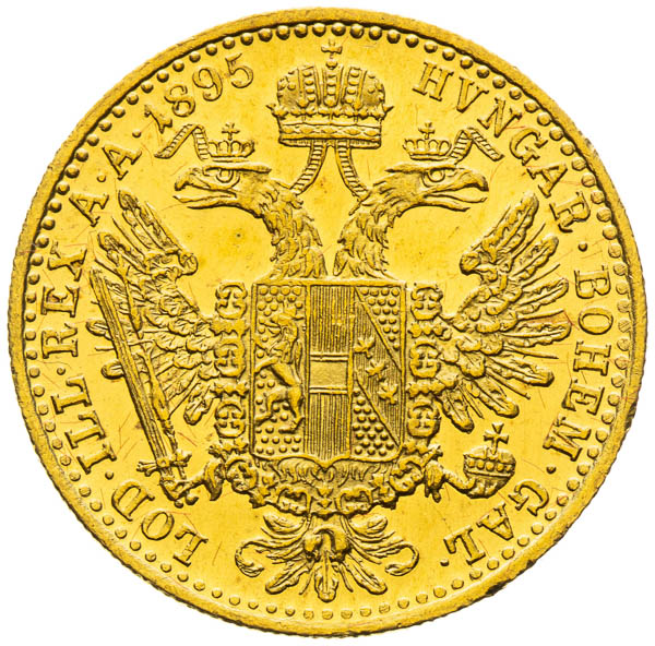 Dukát 1895 - reverz