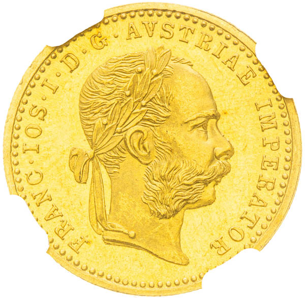 Dukát 1896 - averz