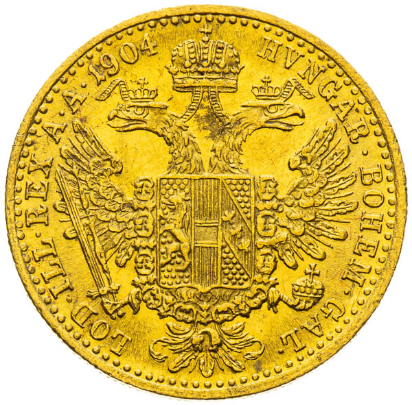 Dukát 1904 - reverz
