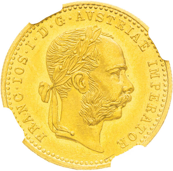 Dukát 1913 - averz