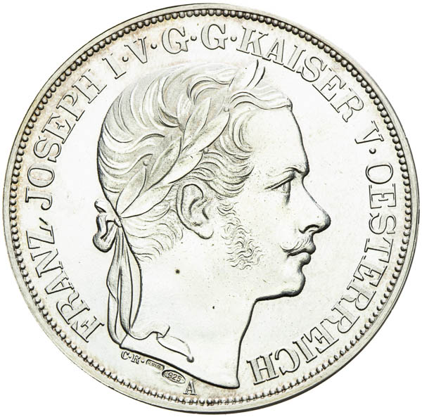 Spolkový 2 toliar 1857 (1983) - averz