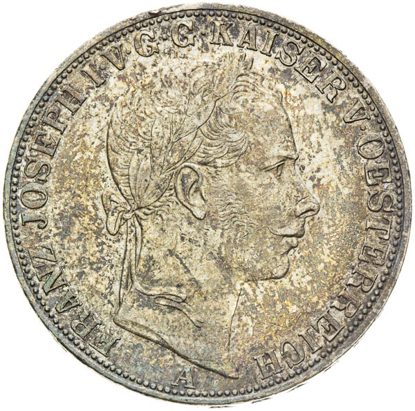 Spolkový toliar 1858 - averz
