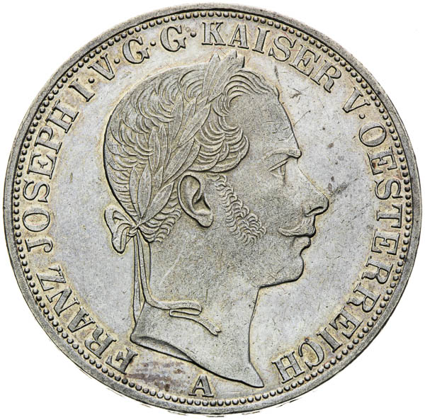 Spolkový toliar 1863 - averz