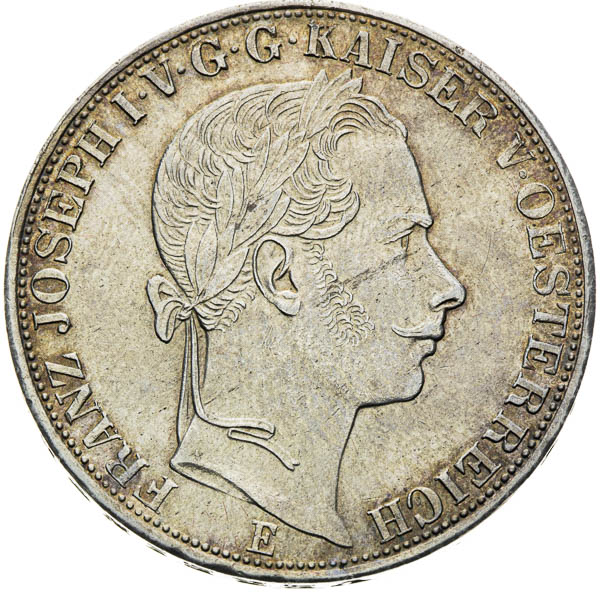 Spolkový toliar 1864 - averz