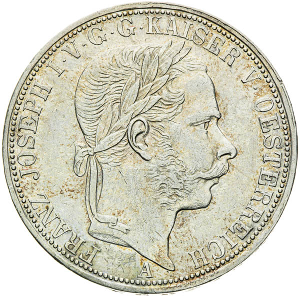 Spolkový toliar 1866 - averz