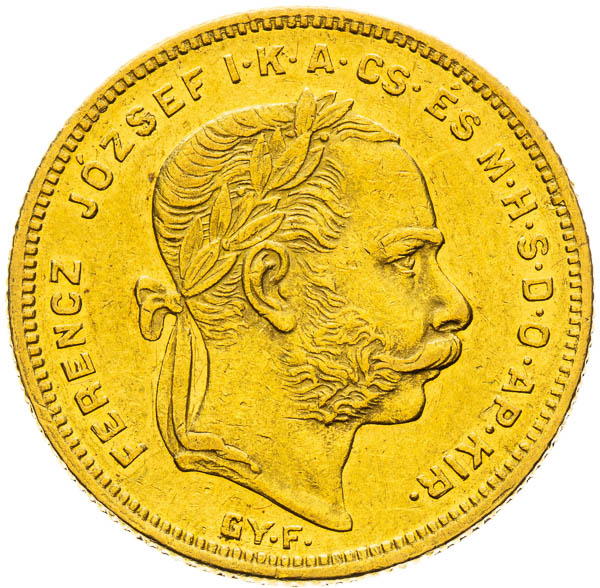 8 Zlatník 1870 - avers