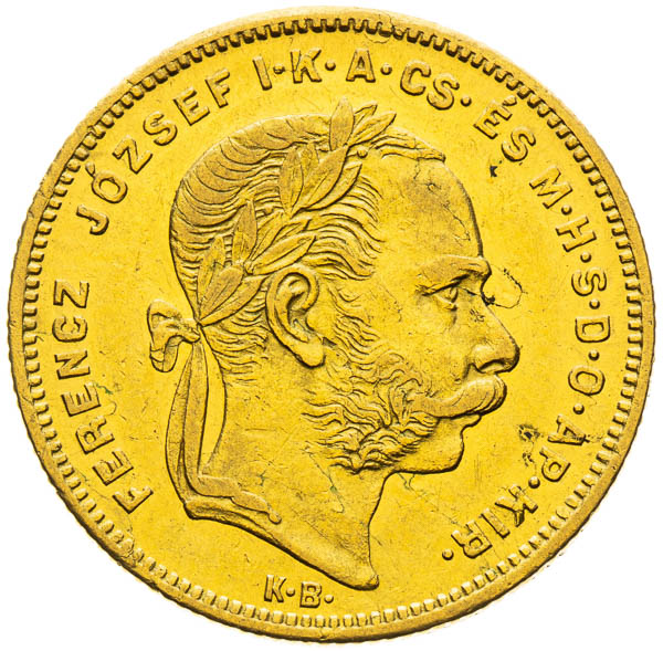 8 Zlatník 1870 - avers