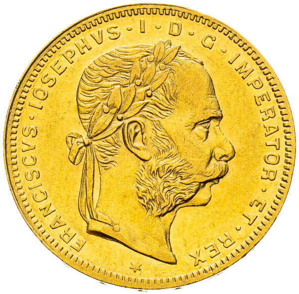 8 Zlatník 1875 - avers