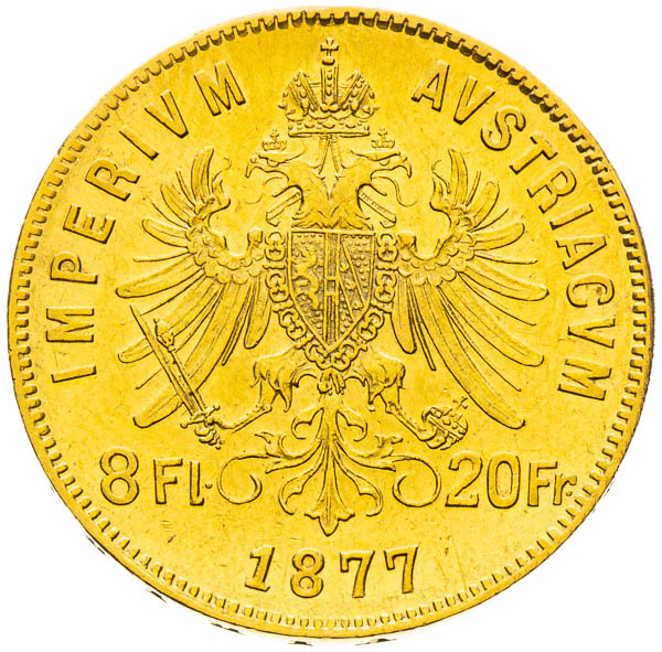 8 Zlatník 1877 - revers