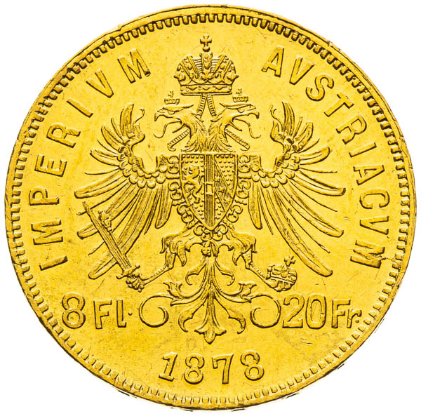 8 Zlatník 1878 - revers