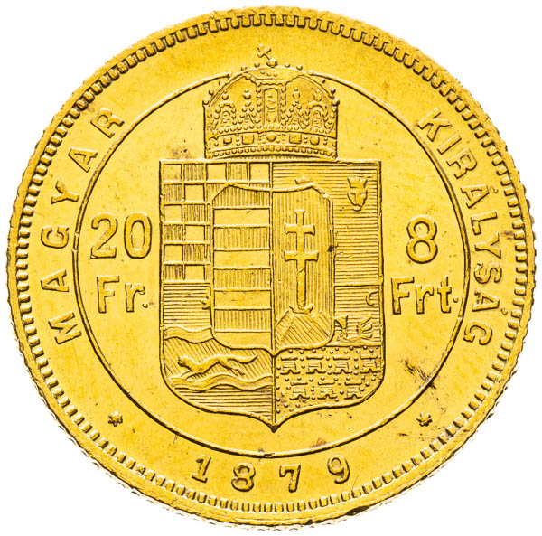 8 Zlatník 1879 - revers