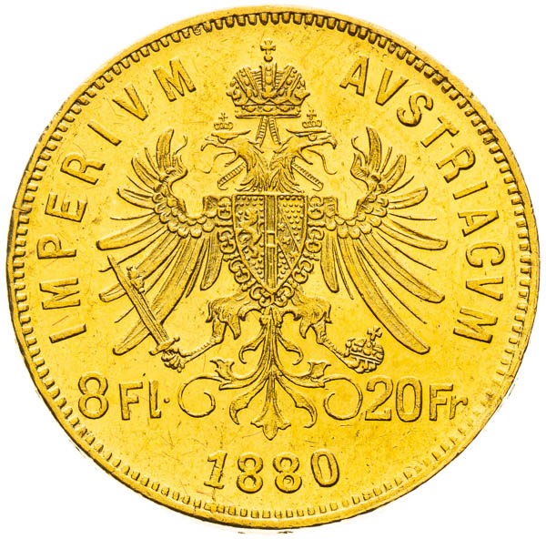 8 Zlatník 1880 - revers