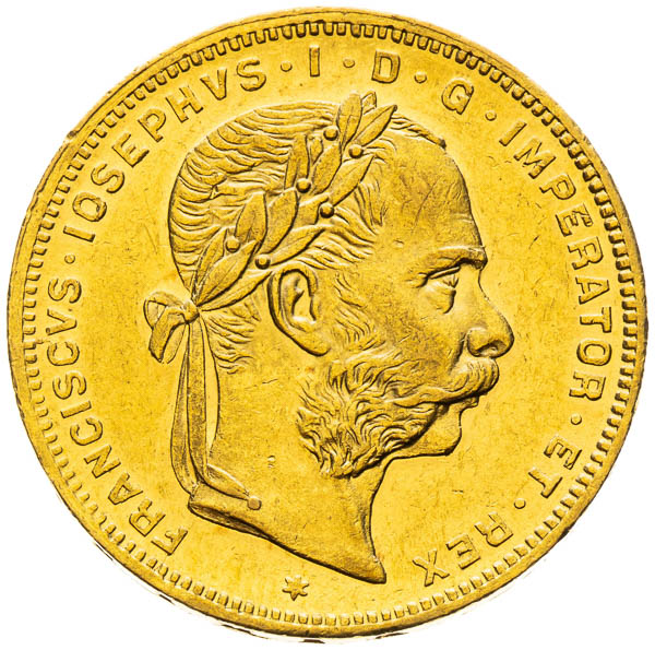 8 Gulden 1881 - front