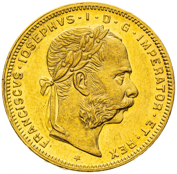 8 Zlatník 1885 - averz