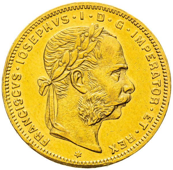 8 Zlatník 1886 - averz
