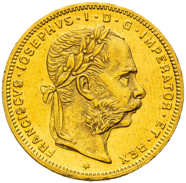 8 Zlatník 1887 - averz