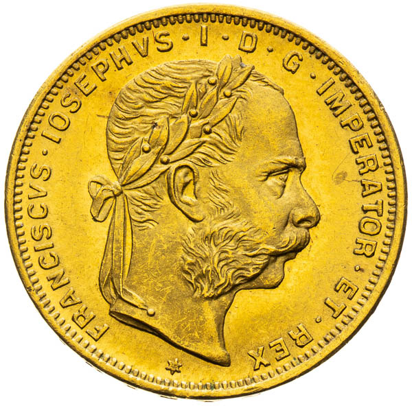 8 Zlatník 1888 - averz