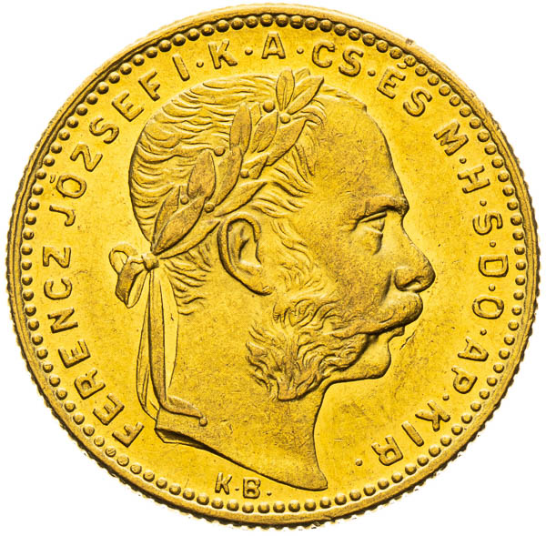 8 Zlatník 1888 - averz