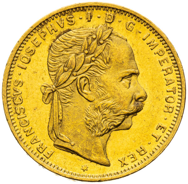 8 Zlatník 1889 - averz