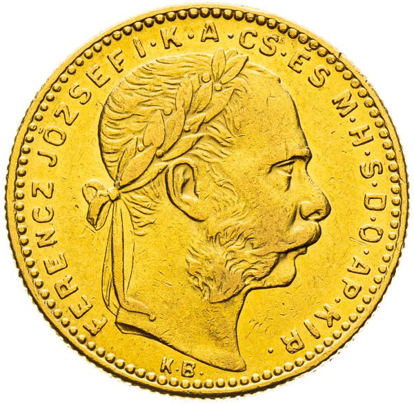 8 Zlatník 1890 - averz