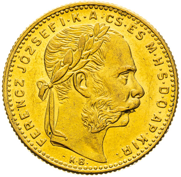 8 Zlatník 1891 - averz