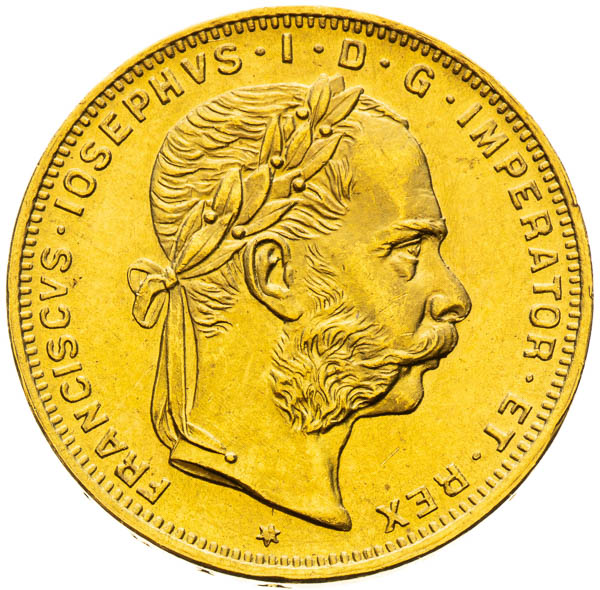 8 Zlatník 1892 - averz