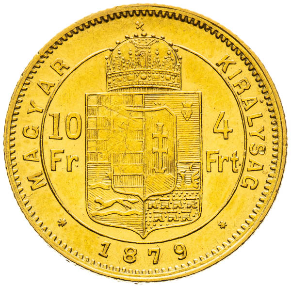 4 Zlatník 1879 - reverz