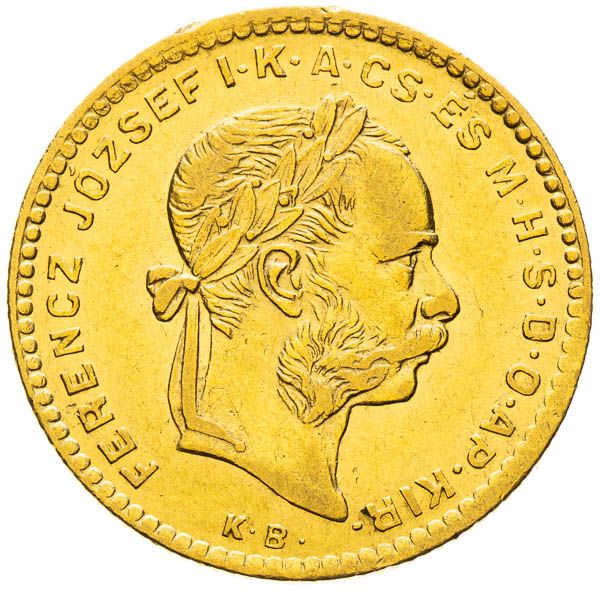 4 Zlatník 1881 - averz