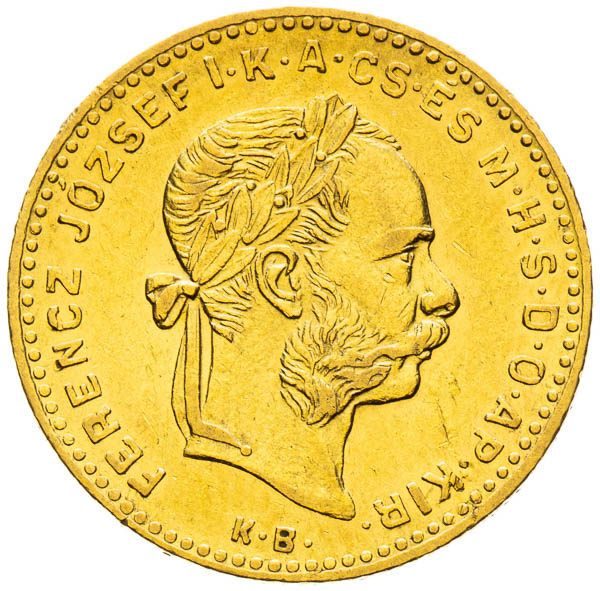 4 Zlatník 1882 - averz