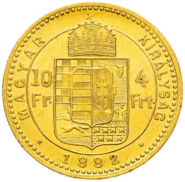 4 Zlatník 1882 - reverz