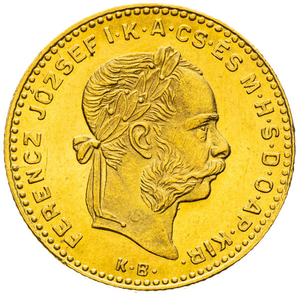 4 Zlatník 1883 - averz
