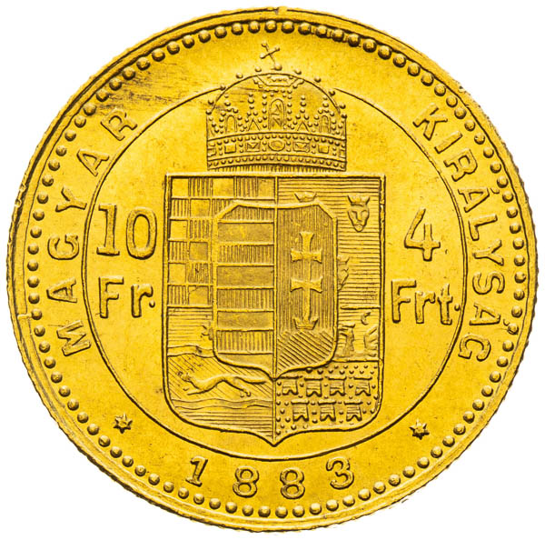 4 Zlatník 1883 - reverz