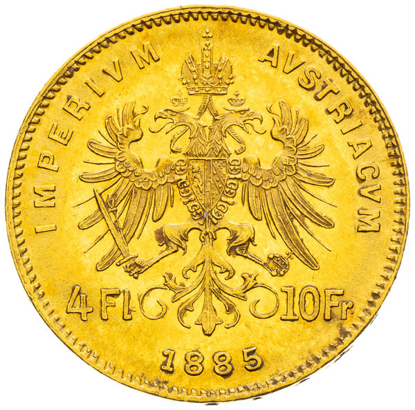 4 Zlatník 1885 - reverz