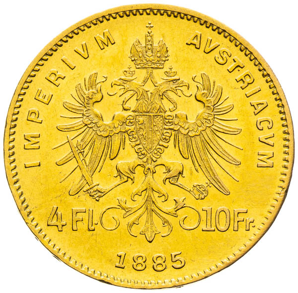 4 Zlatník 1885 - reverz