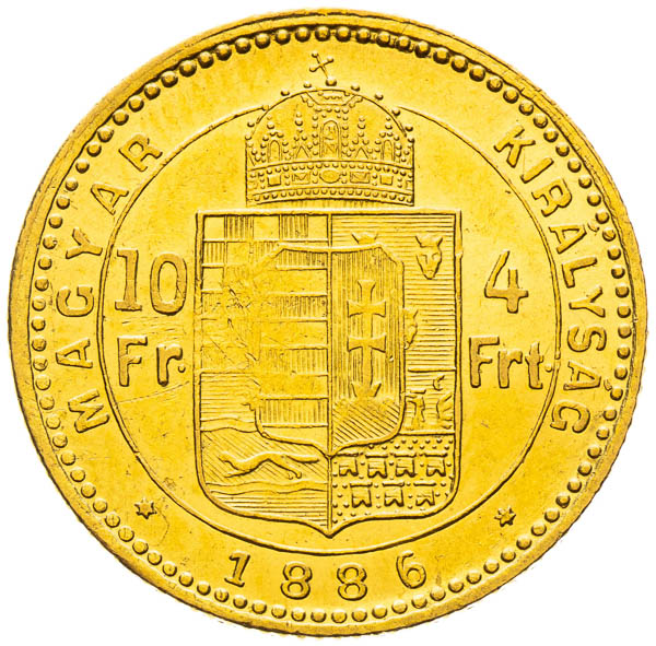 4 Zlatník 1886 - reverz