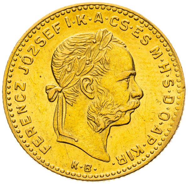 4 Zlatník 1887 - averz