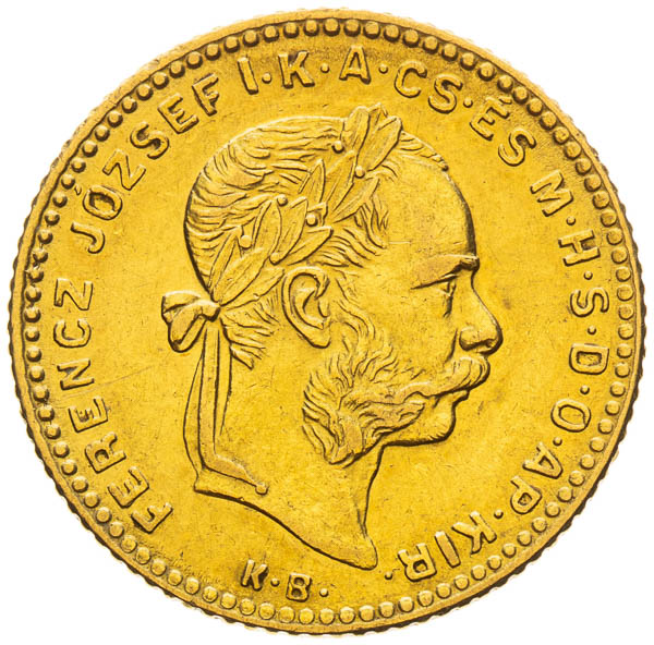 4 Zlatník 1890 - averz