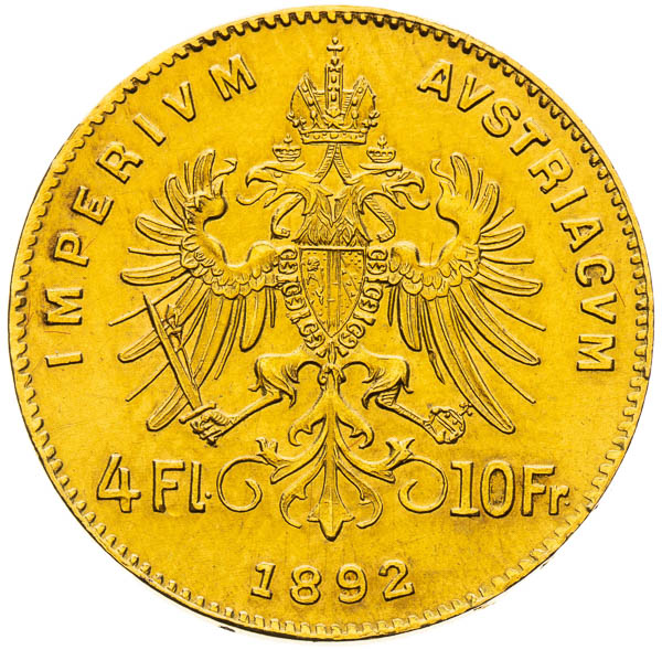 4 Zlatník 1892 - reverz