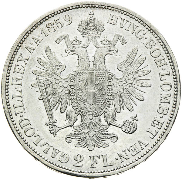 2 Zlatník 1859 - reverz