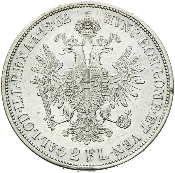 2 Zlatník 1862 - reverz