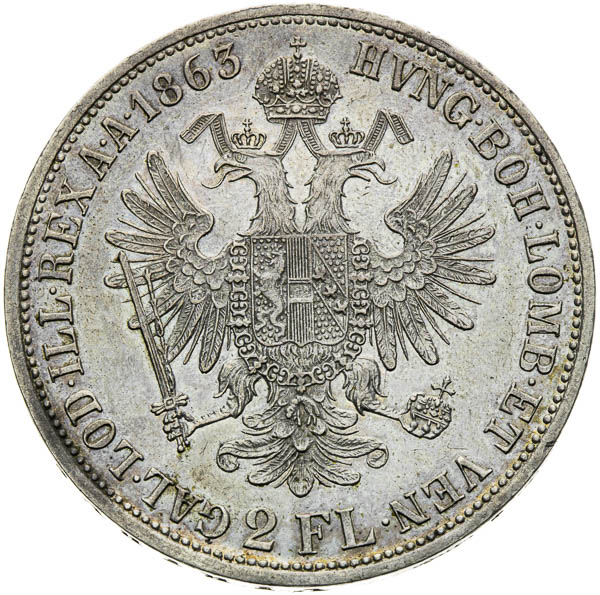 2 Zlatník 1863 - reverz