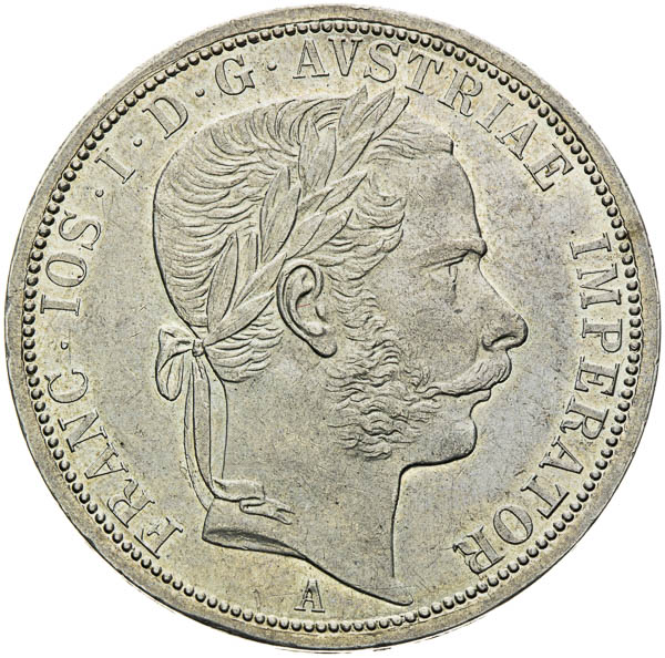2 Zlatník 1866 - averz