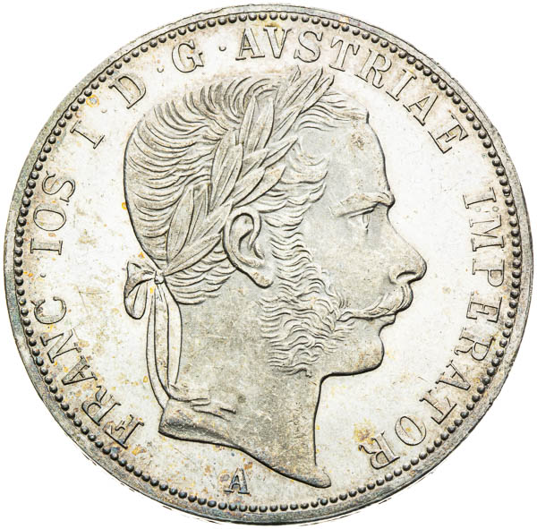 2 Zlatník 1868 - averz