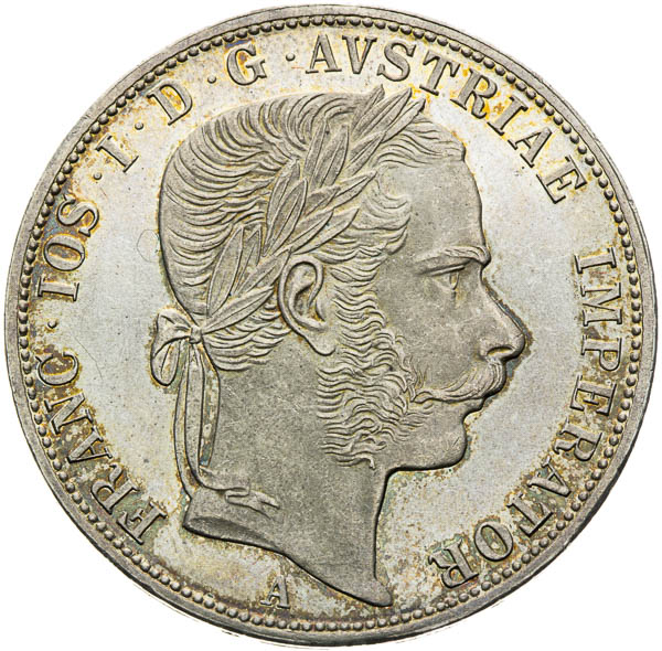 2 Zlatník 1869 - averz