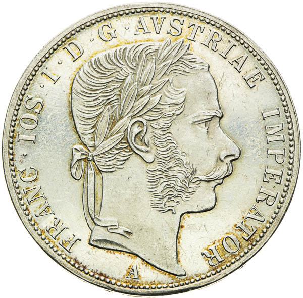 2 Zlatník 1870 - averz