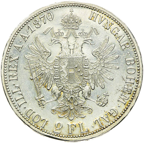 2 Zlatník 1870 - reverz