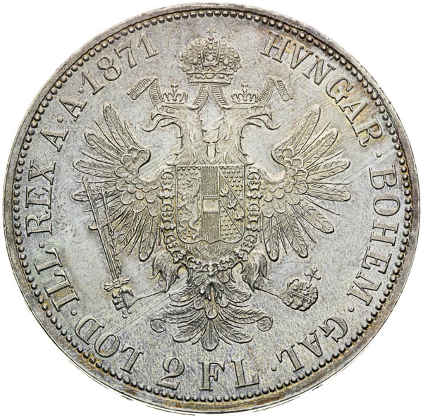 2 Zlatník 1871 - reverz