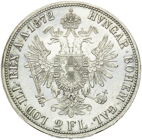 2 Zlatník 1872 - revers